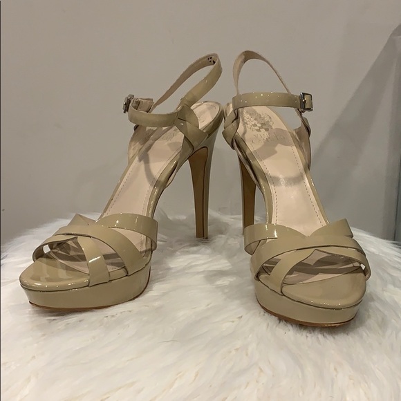 EUC Vince Camuto Jessamae Nude Platform Size 10 - Picture 2 of 8